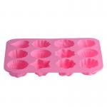 Reusable Nonstick Silicone Baking Molds With 12 Different Shape for sale