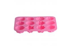 China Reusable Nonstick Silicone Baking Molds With 12 Different Shape supplier