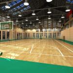 Indoor Basketball PVC Sports Flooring Multi Function Court Vinyl Floor for sale