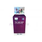 Household Led Light Simple Cardboard Dump Bins for Merchandising at Retail Stores Sample Available for sale