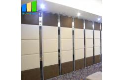 China Office Folding Partition Walls Aluminium Channel Mdf Room Divider Movable Partition supplier