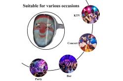 China Programmable Bluetooth LED Mask For Costume Cosplay Party Masquerade supplier