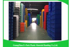 China Warehouse Large Plastic Storage Boxes , Space Saving Stackable Plastic Bins supplier