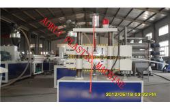 China Cold / Hot Water Plastic Pipe Extruder Single Screw Co-Extruding supplier