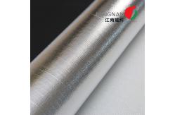 China Aluminized Fiberglass Fabric For Thermal Insulation Up To 550°C With Strong Light Reflection For Steam Insulation supplier