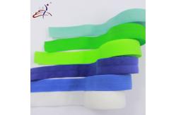 China Wide 20mm Foldable Elastic Webbing Band Orange Bias Binding Tape supplier