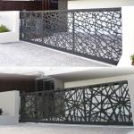 Commercial Aluminium Profile Gate Aesthetic Aluminum Driveway Gate Lightweight for sale