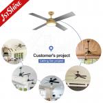 CCC Modern Ceiling Fan With Light And Remote Control 4 MDF Blades