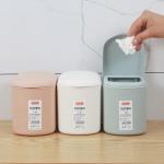1.6L Rectangle Desktop Plastic Dustbin With Clamshell Lid for sale