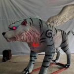 sun resistance Realistic Animatronic Animals Chinese Mythological Creatures White Tiger