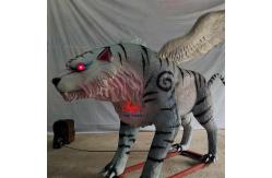 China sun resistance Realistic Animatronic Animals Chinese Mythological Creatures White Tiger supplier