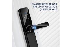 China Unlock Method Tuya TTlock Password Fingerprint Smart Locks For Home supplier