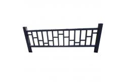 China Industrial Forged Wrought Iron Banister Rails Rod Custom For Stair supplier