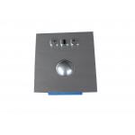Black Industrial Trackball Pointing Device / kiosk trackball abrasion - resistant