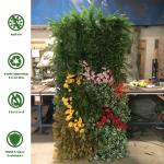 Eco Friendly Vertical Greening Plastic Pe Artificial Wall Grass