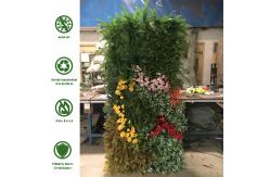 China Eco Friendly Vertical Greening Plastic Pe Artificial Wall Grass supplier