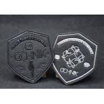 custom embossed labels Brand Name Fabric Badges For Clothes for sale