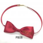 China satin packing bow with back belt ribbon for sale
