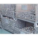 Stackable Heavy Load 1000kg Storage Wire Baskets For Bulk Materials for sale