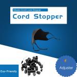 Soft PVC Spring Loaded Cord Lock Face Masks Black Color Long Life for sale