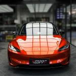 Liquid Metal Orange TPU Color Paint Protection Film Premium Car Color Film for sale
