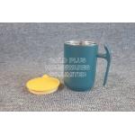 304SS Silicone Sublimation Coffee Mug With Spoon Customized Logo for sale