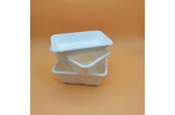 China 100 Percent Compostable Sugarcane Bagasse Box Clamshell Food Container With Lids supplier