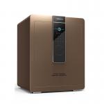 Brown Digital Keypad Fingerprint Security Safe With Large Store Space for sale