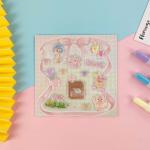 Distinct Layers Cartoon Sticker Sheet Three Dimensional Stickers Convex Air