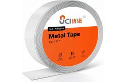China 3m 10m Lightweight Self Adhesive Steel Tape Flexible Magnet Material OEM supplier