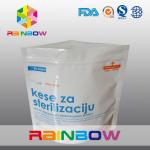 Reusable Microwave Sterilizer Plastic Pouches Packaging Bags , Standing Up Pouch WIth Zipper