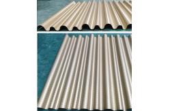 China Aluminum Corrugated Metal Ceiling Panels Polyester Powder Coated supplier