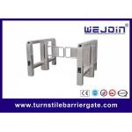 Rfid Card Fingerprint Automatic Swing Turnstile Brush DC24V for sale