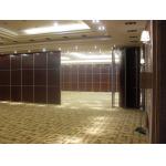 Sliding Room Dividers For Banquet Hall with Acoustic Leather Soft Cover Surface for sale