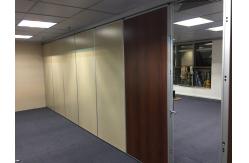 China Movable Track Office Partition Wall Fabric Surface Aluminium Folding Door System supplier