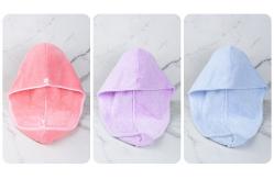 China Home Custom Logo Microfiber Hair Drying Towel Wrap Turban for Quick Dry supplier