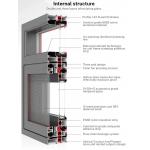 Double-Layer Tempered Glass Window Safety and Energy Saving Aluminum