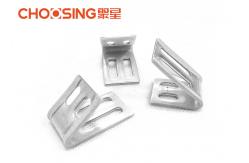 China Insulated 4 Hole Metal Spring Clips Full Plastic Coating To Resist Spring Abrasion supplier