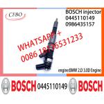 BOSCH Common Rail fuel Injector 0445110149 0986435157 13537790630 13537790629 for BMW 2.0D for sale