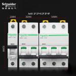 Acti9 MCB Schneider Electric Miniature Circuit Breaker 6~63A, 1P,2P,3P,4P,DPN for electrical distribution for sale