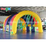 Inflatable Yard Tent Movable Rainbow Inflatable Air Tent For Party / Blow Up Arch Tent for sale