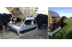 China 6 Rails Welded Cattle Feeder Panels Galvanized Metal Livestock Fence supplier