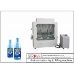 Anti Corrosion Automatic Liquid Filling Machine With 12 Filling Nozzles for sale
