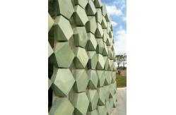 China Custom Made Shape Terracotta Facade Panels , External Rainscreen Cladding supplier