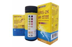 China 100pcs Urine Sample Test Strip Dipstick 2 Parameters Ph Ketone Test supplier