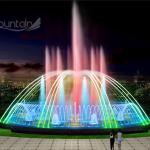 RGB Underwater Light Musical Water Fountain musical signal control for sale