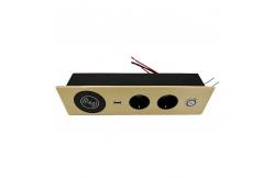 China Embedded Alloy Conference Table Socket With Switch 1 Year Warranty supplier