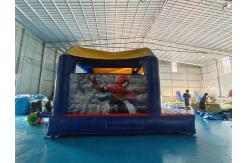 China Outdoor Bounce House Inflatable Bouncer Combo With Slide Hero Spiderman Cartoon Theme supplier
