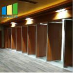 Customized Office Aluminum Soundproof Removable Wood Folding Partition Wall Board for sale