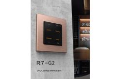 China Backlight Style Tact Wall Switch RS485 Light Controlling Wall Mounted Switch supplier